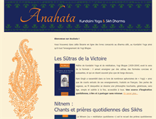 Tablet Screenshot of anahata.fr